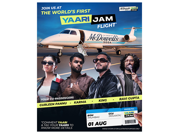Join the world's first Yaari Jam Flight with King, Karma, Ravi Gupta & Gurleen Pannu! A sky-high celebration of friendship takes off from Mumbai to Kolkata