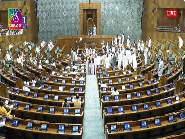 Visuals from the Lok Sabha (Photo: SansadTV)