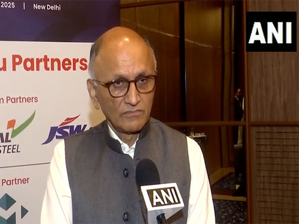 Director of Strategy and External Relations at Jindal Steel, Sanjay Singh (Photo/ANI)