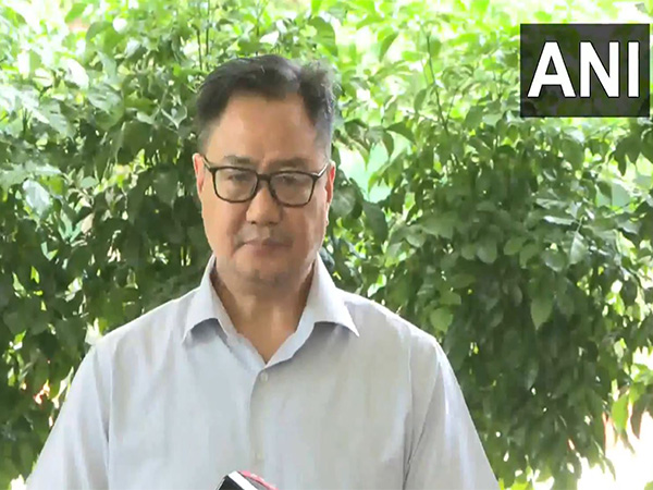 Union Parliamentary Affairs Minister, Kiren Rijiju (Photo/ANI)