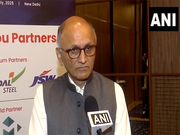 Director of Strategy and External Relations at Jindal Steel, Sanjay Singh (Photo/ANI)