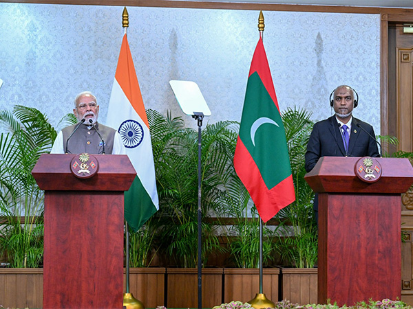 Prime Minister Narendra Modi and Maldives President  Mohamed Muizzu (Image: X@presidencymv)