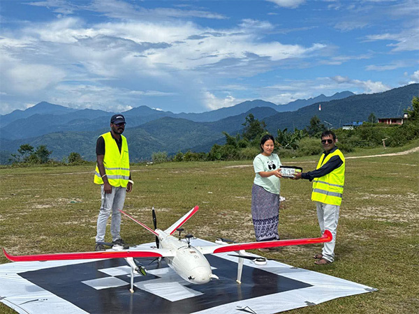 Arunachal Pradesh: East Kameng district achieves milestone in healthcare delivery through drone technology (Photo/ANI) 