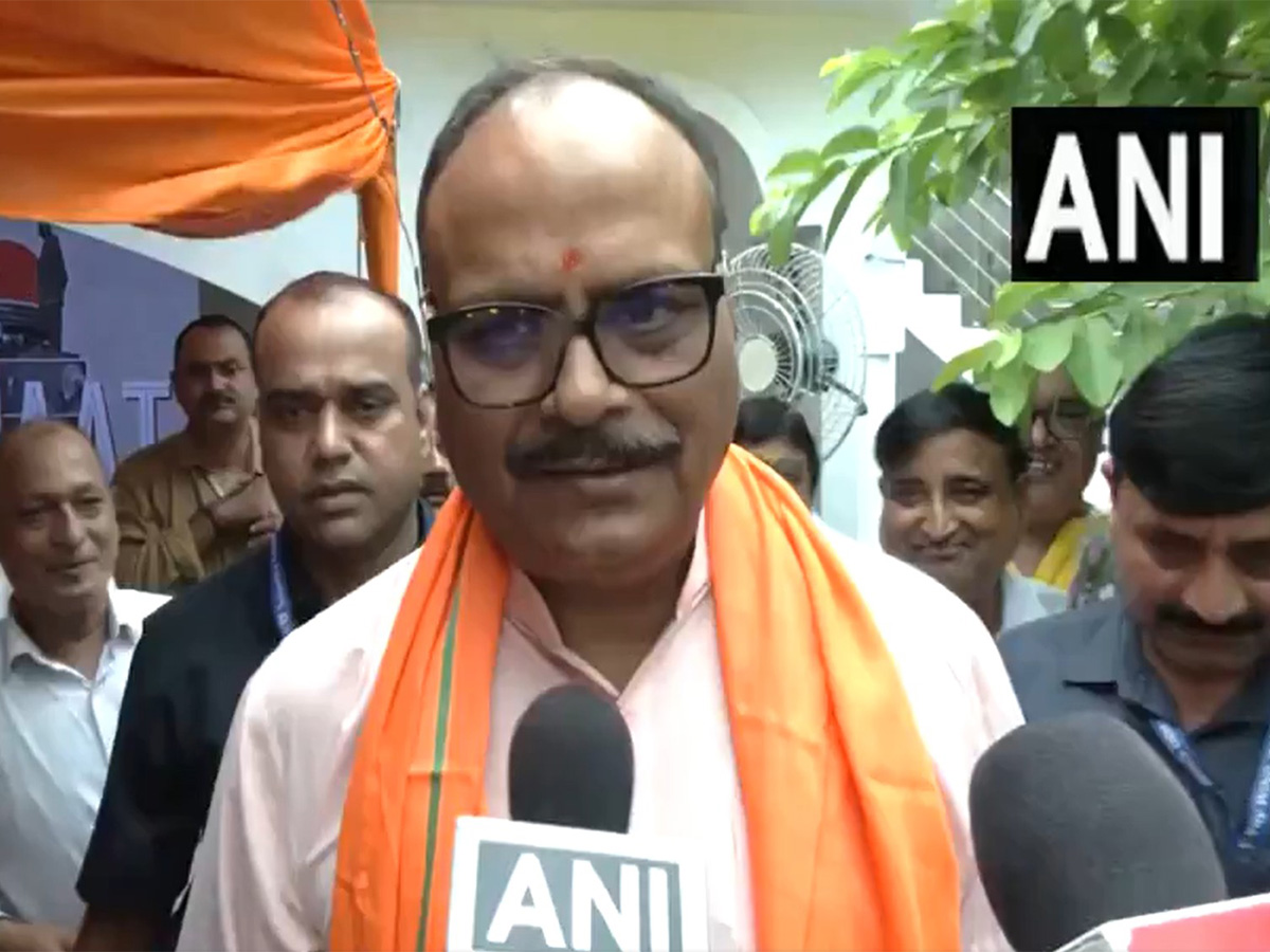 Uttar Pradesh Deputy Chief Minister Brajesh Pathak (Photo/ANI)