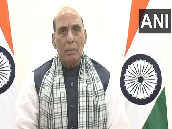 Defence Minister Rajnath Singh virtually addressed the convocation ceremony of Gati Shakti University (Photo/ANI)