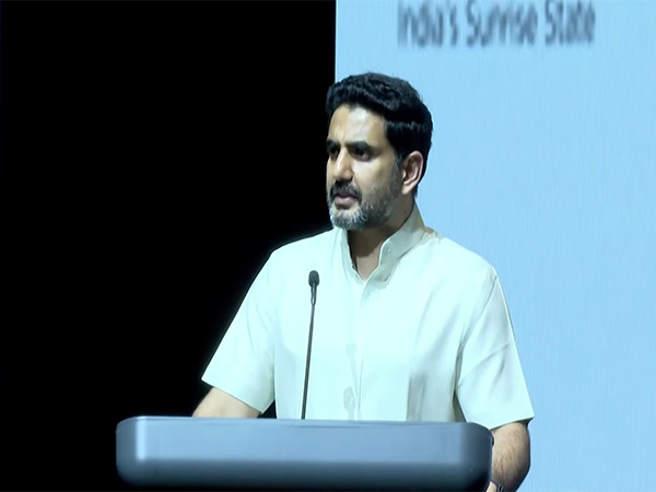 Andhra Pradesh Minister Nara Lokesh (Photo/ANI)