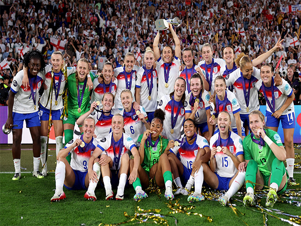 Victorious English women's team (Photo: X/@Lionesses)