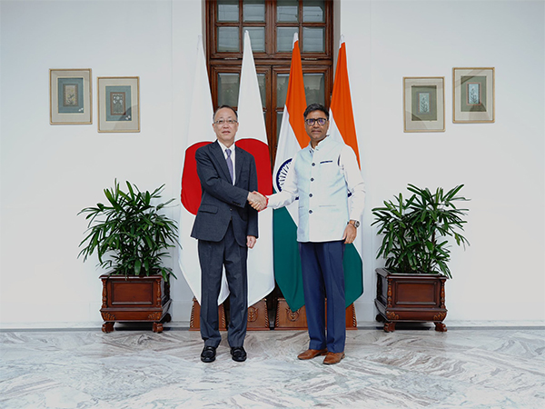 Foreign Secretary Vikram Misri meets his Japanese counterpart Takehiro Funakoshi in Delhi (Photo/@MEAIndia)