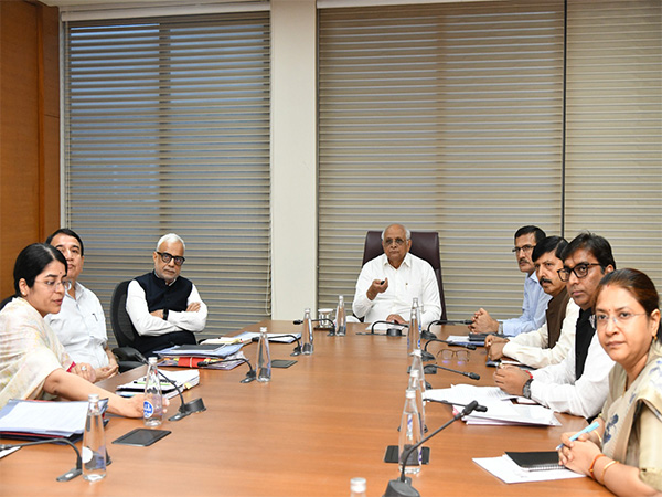 Gujarat Chief Minister Bhupendra Patel along with officials on (Photo/X@Bhupendrapbjp) 