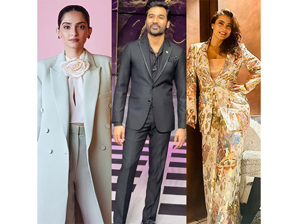 Sonam Kapoor, Dhanush and Kajol (Photo: Instagram)