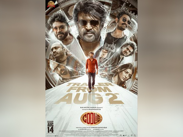 Rajinikanth's Coolie Poster (Photo/Instagram@sunpictures)