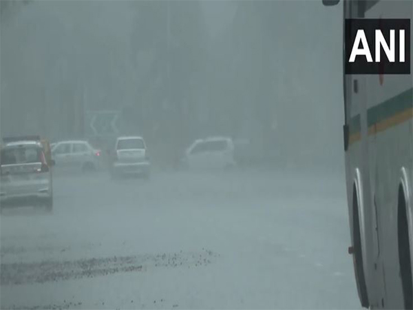 Heavy rain lashes several parts of the National Capital (Photo/ANI)