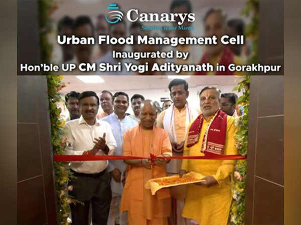 Hon'ble CM Shri Yogi Adityanath inaugurates India's first Urban Flood Management Cell in Gorakhpur, powered by Canarys