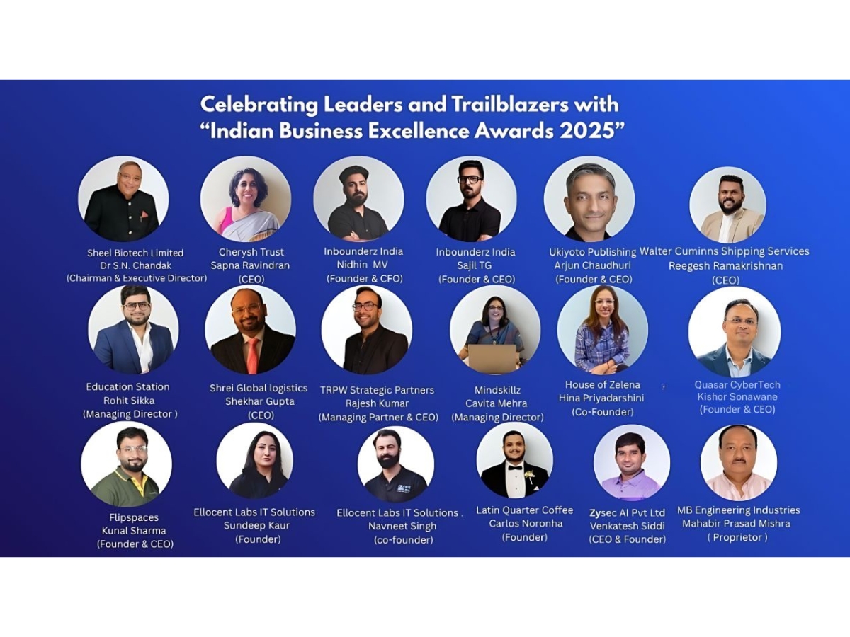 Indian Business Excellence Awards 2025: Celebrating Leadership, Innovation and Industry Trailblazers