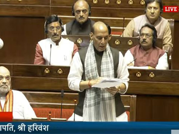 Defence Minister Rajnath Singh (Photo/Sansad TV) 
