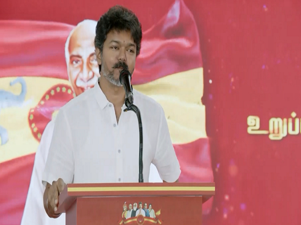  Tamilaga Vettri Kazhagam (TVK) president Vijay (Photo/ANI)
