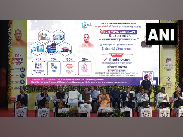 CM YUVA Conclave & Expo 2025 inauguration in Lucknow (Photo/ANI)