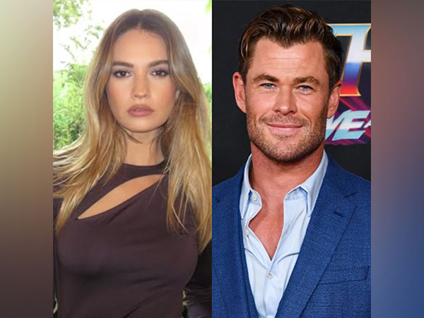 Lily James and Chris Hemsworth (Photo/Instagram@Chrishemsworth)