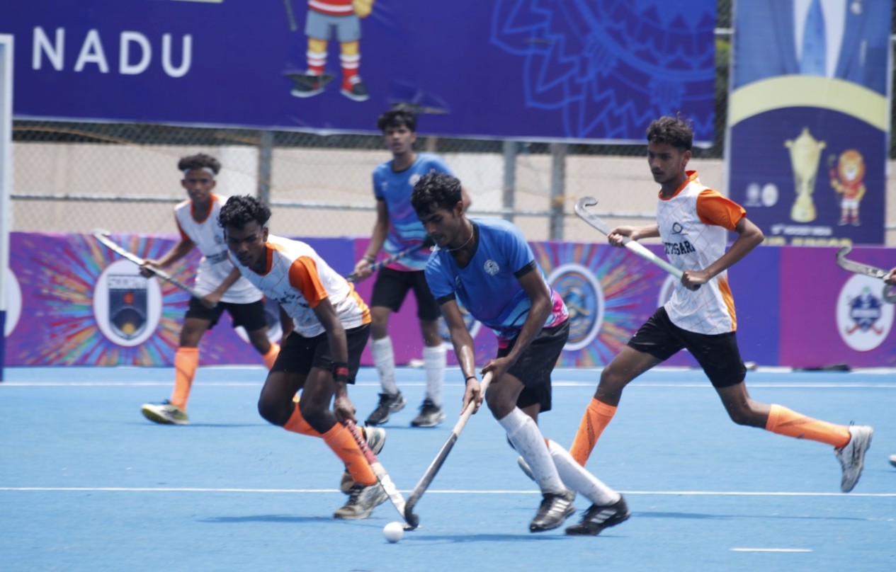 Players in action (Photo: Hockey India) 