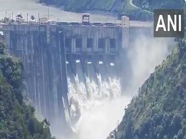 Baglihar Dam in Ramban opens all spillway gates following heavy rains (Photo/ANI)