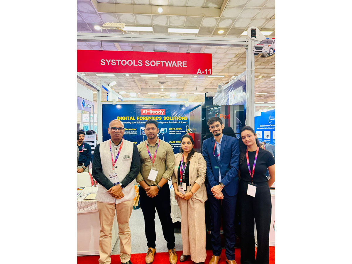 SysTools Unveiled 100% Indigenous 'Make in India' Digital Forensics & Cybercrime Solutions at 10th International Police Expo 2025