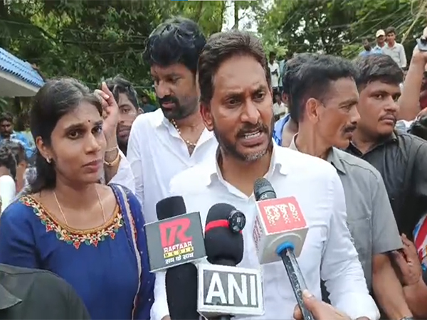 YSRCP chief and former Andhra Pradesh CM Jagan Mohan Reddy (Photo/ANI)
