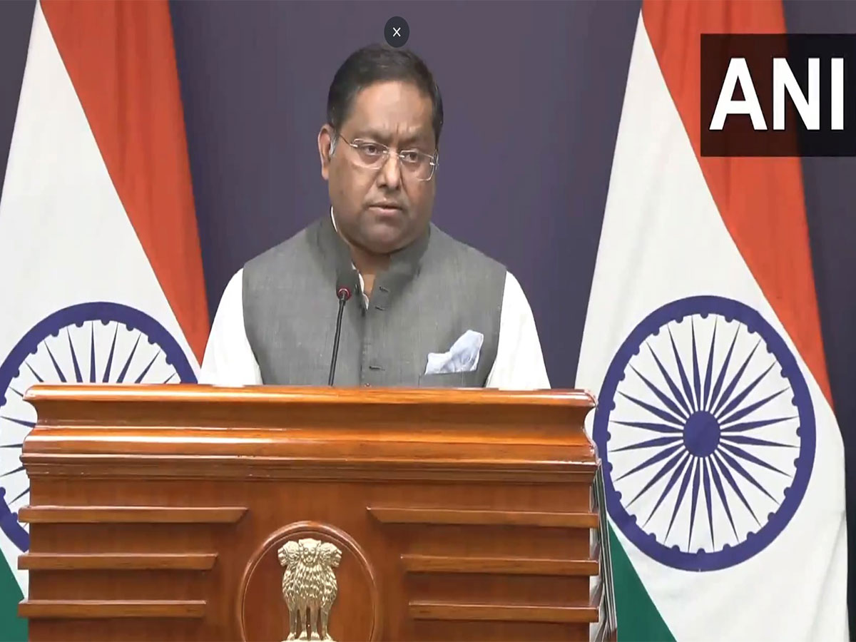 MEA spokesperson Randhir Jaiswal (Photo/ANI)