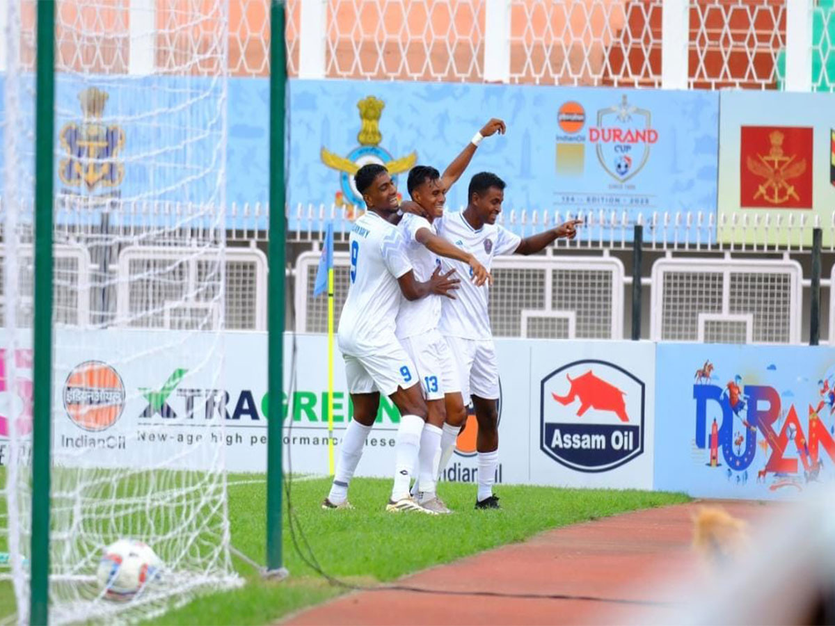 Indian Navy Football team celebrating (Photo: Durand Cup/AIFF)