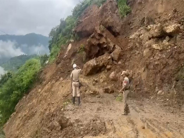 Visual from the site of the landslide (Photo/ANI)