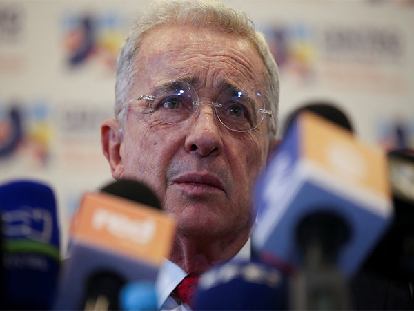 Former Colombian President Alvaro Uribe (Photo/Reuters)