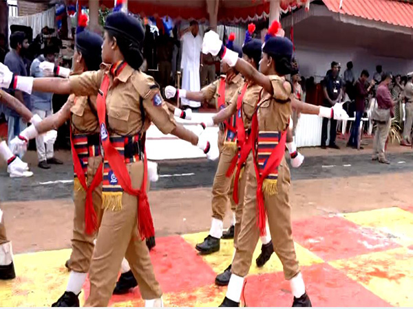 CM Pinarayi Vijayan attends the 15th anniversary parade of student police cadet (Photo/ANI)