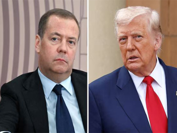 Former Russian President Dmitry Medvedev and US President Donald Trump (Image/Reuters)