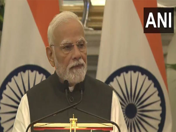 Prime Minister Narendra Modi while addressing the joint press meeting with Philippines President Ferdinand Romualdez Marcos Jr (Photo/ANI)