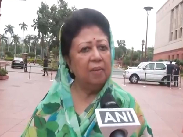 Bharatiya Janata Party's Tehri Garhwal MP, Mala Rajya Laxmi Shah (Photo/ANI)