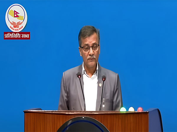Nepal's Minister for Law, Justice, and Parliamentary Affairs, Ajay Kumar Chaurasiya (Screengrab/ Nepal House of Representatives)