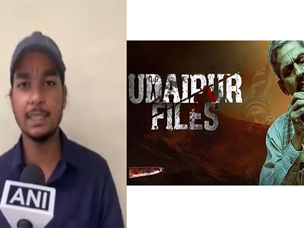 Kanhaiya Lal's son Yash Sahu, 'Udaipur Files' poster (Image source: ANI, X)