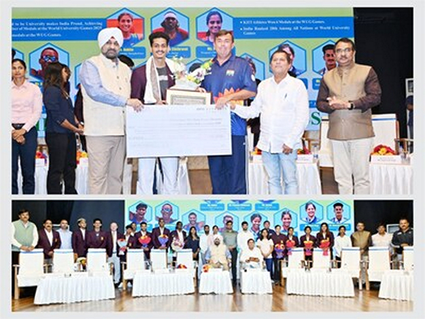 World University Games 2025: KIIT's Medal-Winning Athletes Felicitated