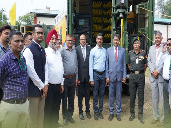 Induction ceremony of the Mechanical Minefield Marking Equipment into the Indian Army. (Photo/ BEML)
