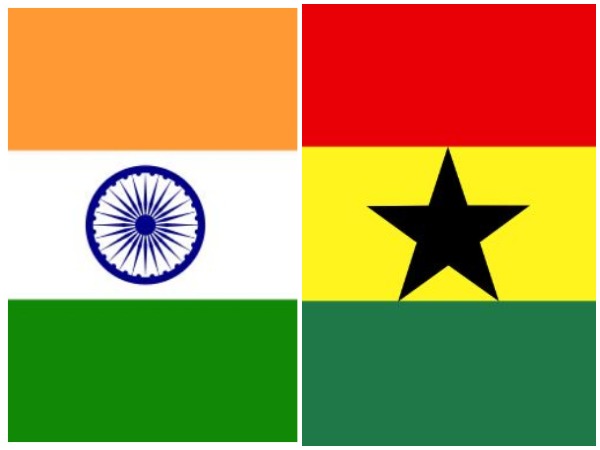 Flags of India and Ghana (File photo)