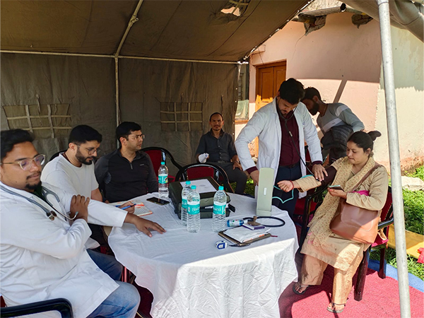 Doctors conducting health check-up in disaster hit Uttarkashi (Photo/Uttarakhand CMO)
