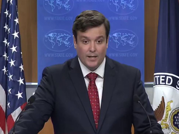 Principal Deputy Spokesperson for the US Department of State, Tommy Pigott (Image: US Department of State/YouTube)