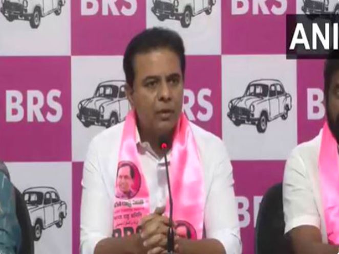 BRS Leader KT Rama Rao (File Photo/ANI)