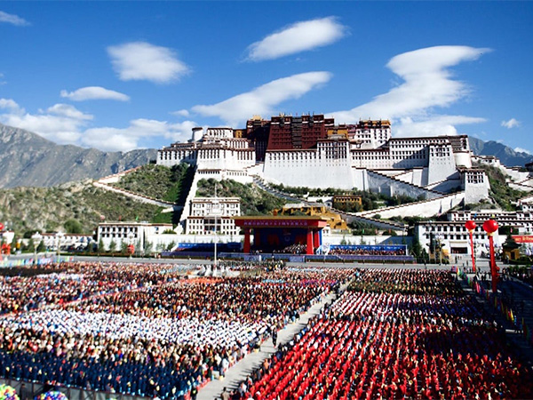 50th anniversary of the so-called TAR in Lhasa, 2015 (Photo/Xinhua)