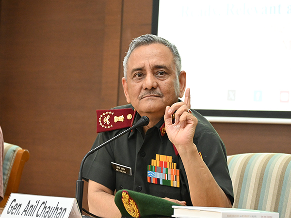 CDS General Anil Chauhan during book launch (Photo: @HQ_IDS_India/X)