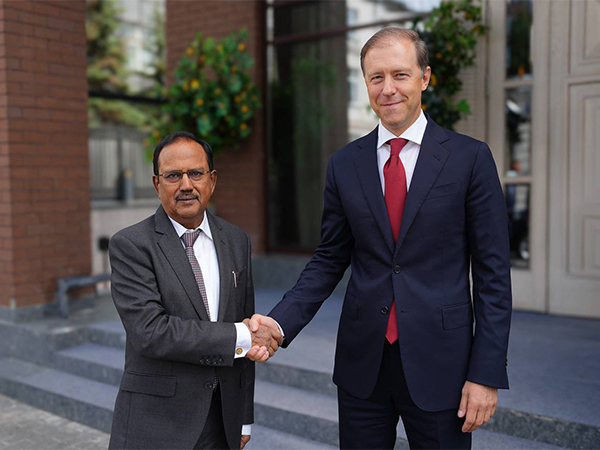 NSA Doval held talks with Russia's First Deputy PM in Moscow (Image: X/@RusEmbIndia)