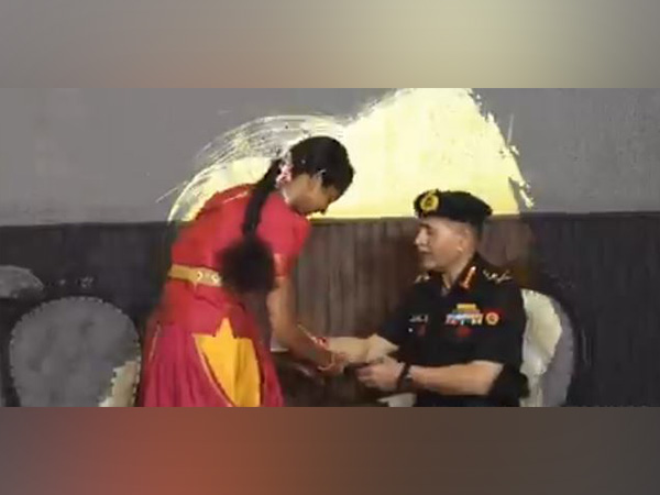 General Upendra Dwivedi, the Chief of Army Staff celebrated Raksha Bandhan with children (Photo/ @adgpi)