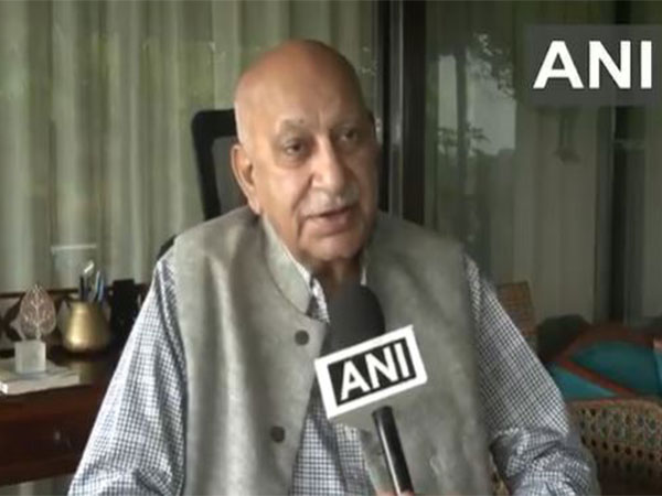 Former MoS for External Affairs, MJ Akbar (Photo/ANI)