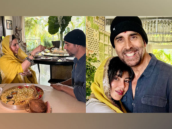 Alka Bhatia, Akshay Kumar and Warda Khan Nadiadwala (Photo/instagram/@akshaykumar)