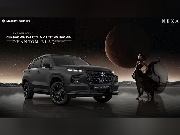 Limited-edition Grand Vitara 'Phantom Blaq' (Image: Maruti Suzuki India Limited)
