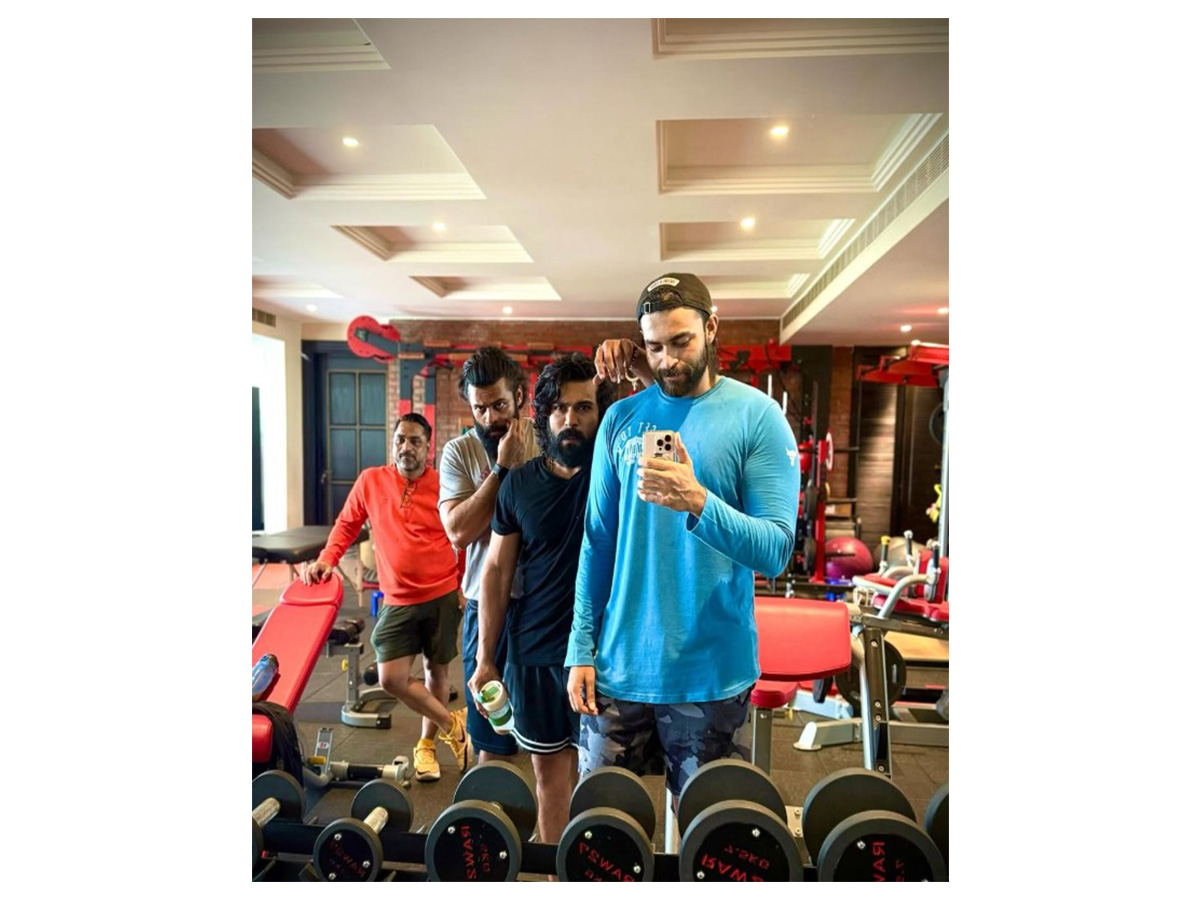 Ram Charan, Varun Tej, and Sai Durgha Tej (Photo/instagram